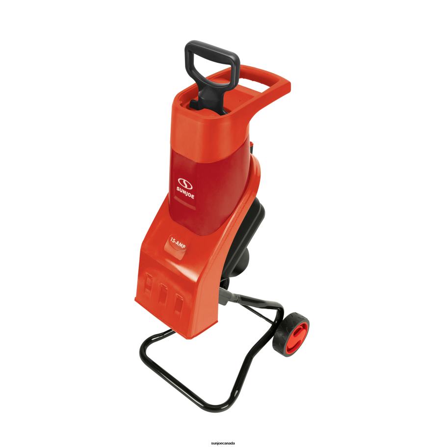 Tools | Sun Joe CJ602E-RED Electric Wood Chipper | 17:1 Reduction | 15-Amp | Red X862F775