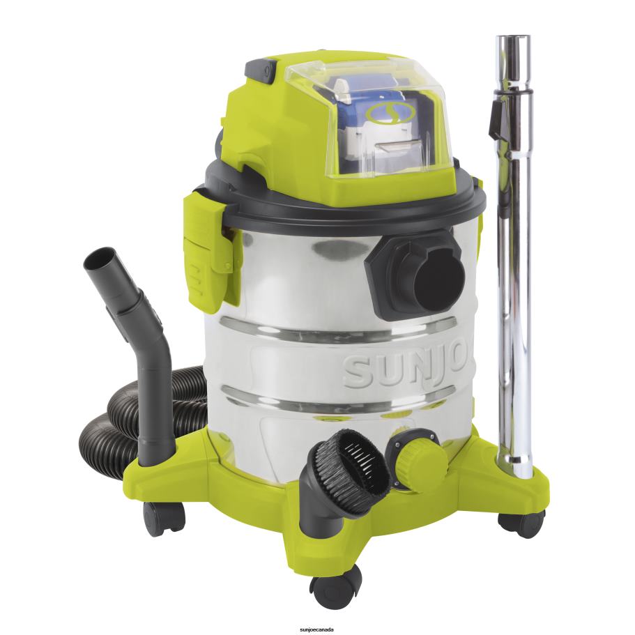 Tools | Sun Joe 24V-WDV6000-CT 24-Volt IONMAX Cordless Portable Stainless Steel Wet/Dry Vacuum | 5.3 Gal | Tool Only X862F671