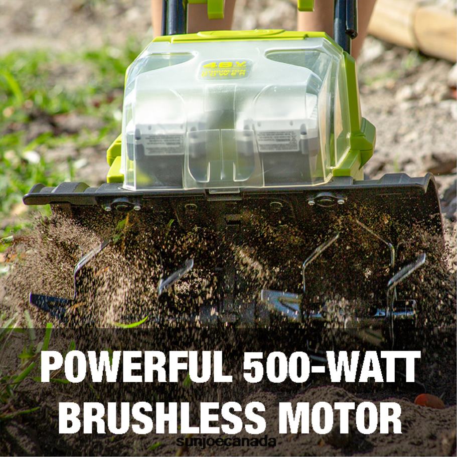 Tools | Sun Joe 24V-X2-TLR14-CT 48-Volt IONMAX Cordless Garden Tiller/Cultivator | Tool Only X862F762