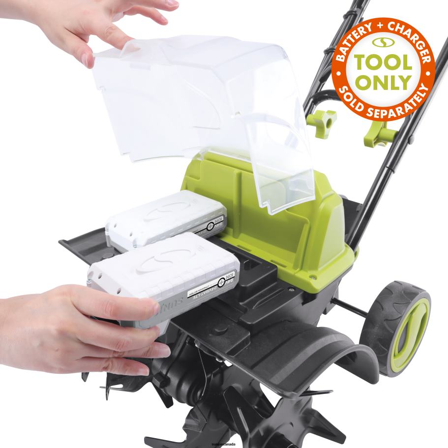 Tools | Sun Joe 24V-X2-TLR14-CT 48-Volt IONMAX Cordless Garden Tiller/Cultivator | Tool Only X862F762