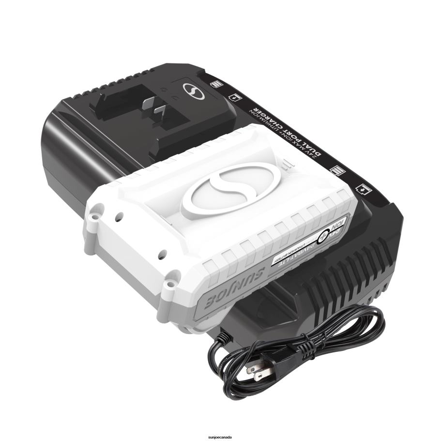 Tools | Sun Joe Snow Joe + CERTIFIED AUTHENTIC 24-Volt* Starter Kit | W/ 2x 2.0-Ah Batteries + Dual Port Charger X862F168