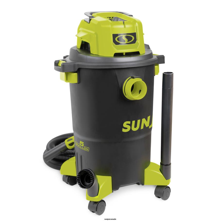 Tools | Sun Joe SWD5000 HEPA Filtration Wet/Dry Shop Vacuum w/ Cleaning Attachments | 5-Gal | 1200-Watt | 7.0 Peak HP | For Home, Workshops, Pet hair & Auto Use X862F673