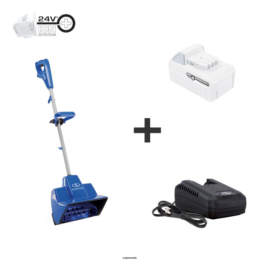 Tools | Sun Joe Snow Joe 24V-SS11-XR 24-Volt* IONMAX Cordless Snow Shovel Kit | 11-inch | W/ 5.0-Ah Battery + Charger X862F85