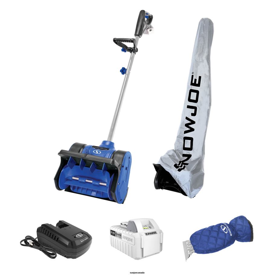Tools | Sun Joe Snow Joe 24V-SS12-BDL 24-Volt* IONMAX Cordless Snow Shovel Bundle | W/ 4.0-Ah Battery, Charger, Cover, and Ice Scraper Glove X862F80