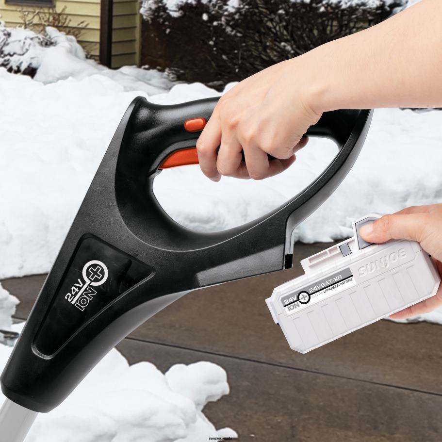 Tools | Sun Joe Snow Joe 24V-SS12-XR-RED 24-Volt* IONMAX Cordless Snow Shovel Kit | 12-inch | W/ 5.0-Ah Battery + Charger (Red) X862F704