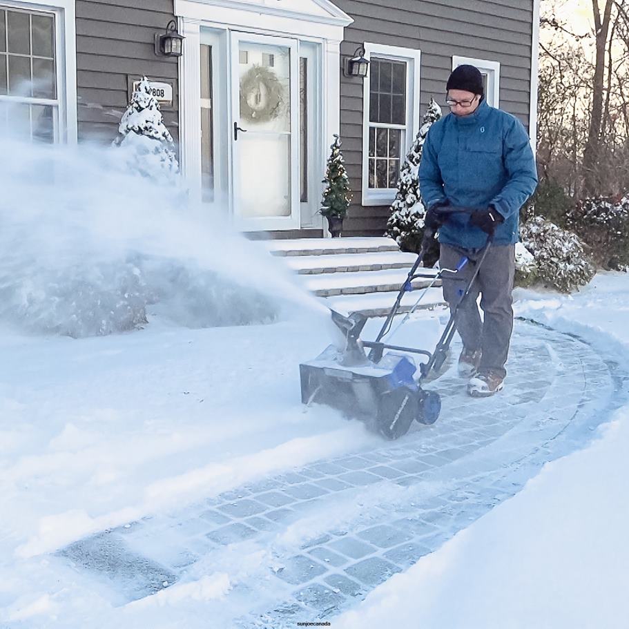 Tools | Sun Joe Snow Joe 24V-X2-SB18 48-Volt* IONMAX Cordless Snow Blower Kit | 18-Inch | W/ 2 x 4.0-Ah Batteries and Charger X862F695