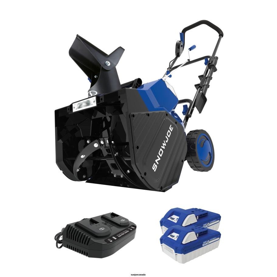 Tools | Sun Joe Snow Joe 24V-X2-SB18 48-Volt* IONMAX Cordless Snow Blower Kit | 18-Inch | W/ 2 x 4.0-Ah Batteries and Charger X862F695