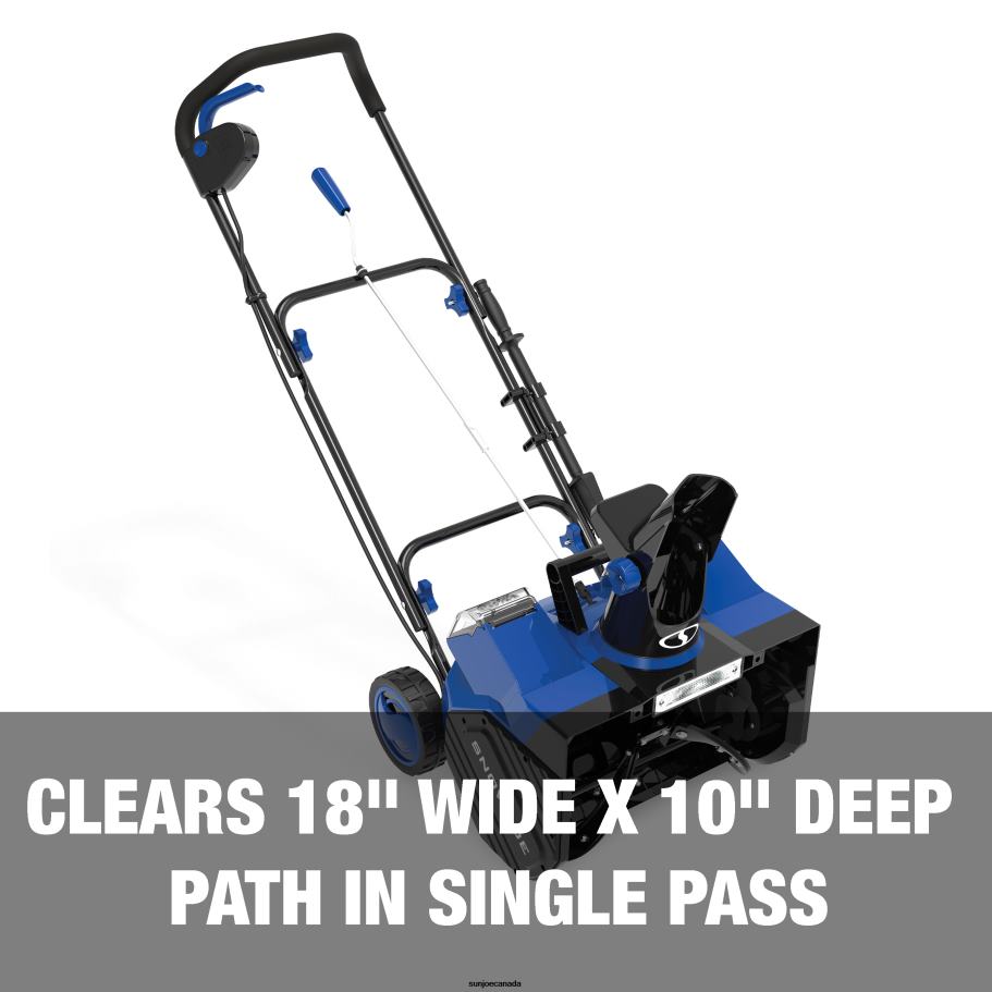 Tools | Sun Joe Snow Joe 24V-X2-SB18 48-Volt* IONMAX Cordless Snow Blower Kit | 18-Inch | W/ 2 x 4.0-Ah Batteries and Charger X862F695