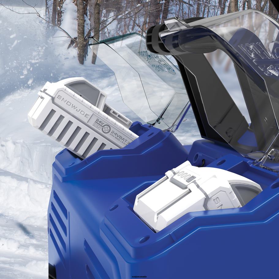 Tools | Sun Joe Snow Joe 24V-X2-SB22 48-Volt* MAX IONMAX Cordless Single-Stage Snow Blower Kit | 22-Inch | Brushless 1600W Motor | W/ 2 x 8.0-Ah High Performance Batteries + High Speed Dual Port Charg