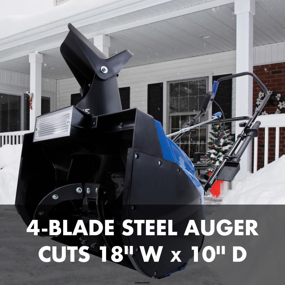 Tools | Sun Joe Snow Joe SJ623E Electric Walk-Behind Single-Stage Snow Blower W/ Headlight | 18-inch | 15-amp X862F103