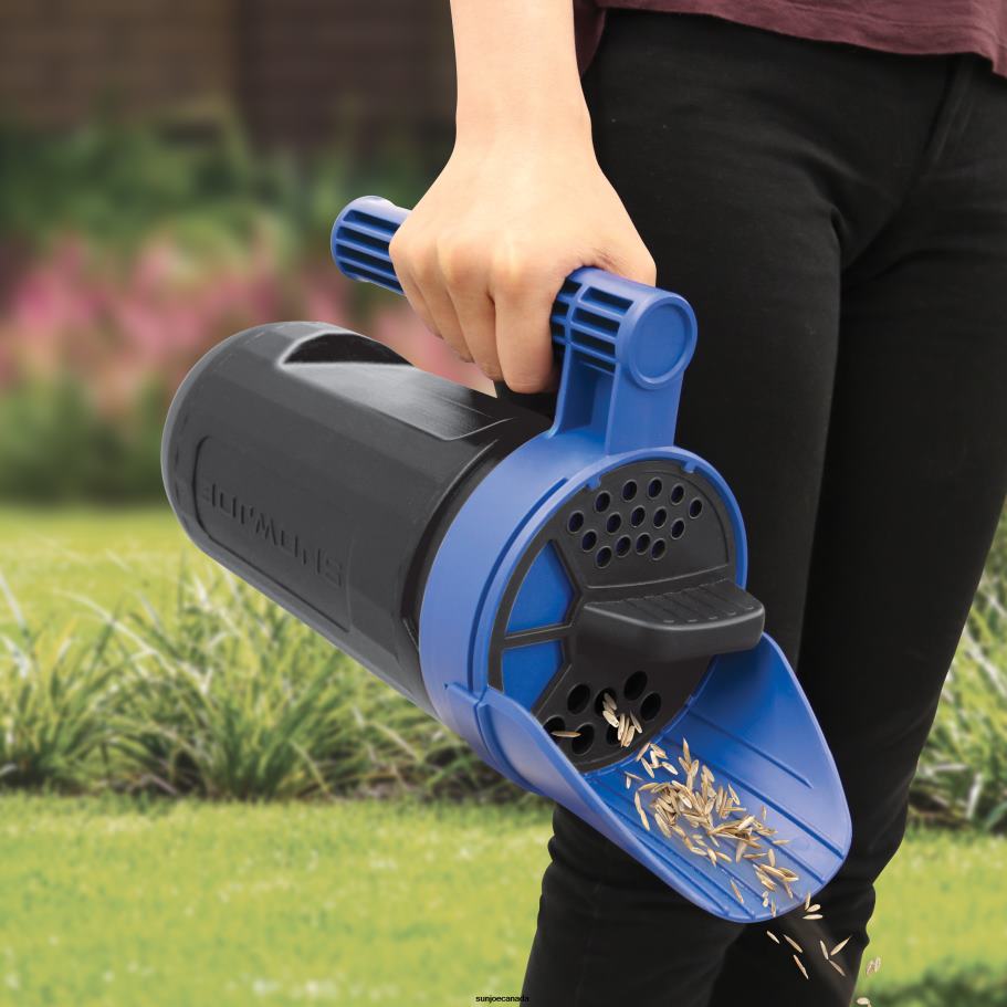 Tools | Sun Joe Snow Joe + SJSPD1 Handheld All-Season Multi-Purpose Spreader | 5 lbs | W/ Adjustable Dial Flow Control X862F67