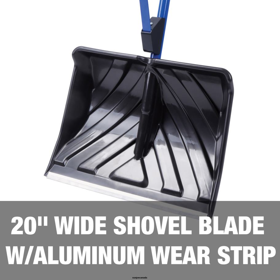 Tools | Sun Joe Snow Joe SJ-SHLV20 Shovelution Strain-Reducing Snow Shovel | 20-Inch | Spring Assisted Handle X862F109