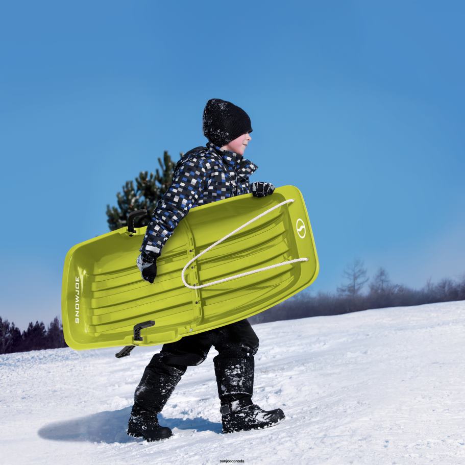 Tools | Sun Joe Snow Joe SJ-SLD34-GRN Snow Sled for Kids 4-8 | Fits 2 Riders | 34-inch (Green) X862F126