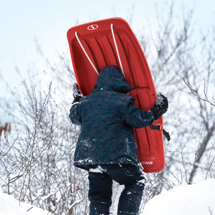 Tools | Sun Joe Snow Joe SJ-SLD34-RED Snow Sled for Kids 4-8 | Fits 2 Riders | 34-inch (Red) X862F710