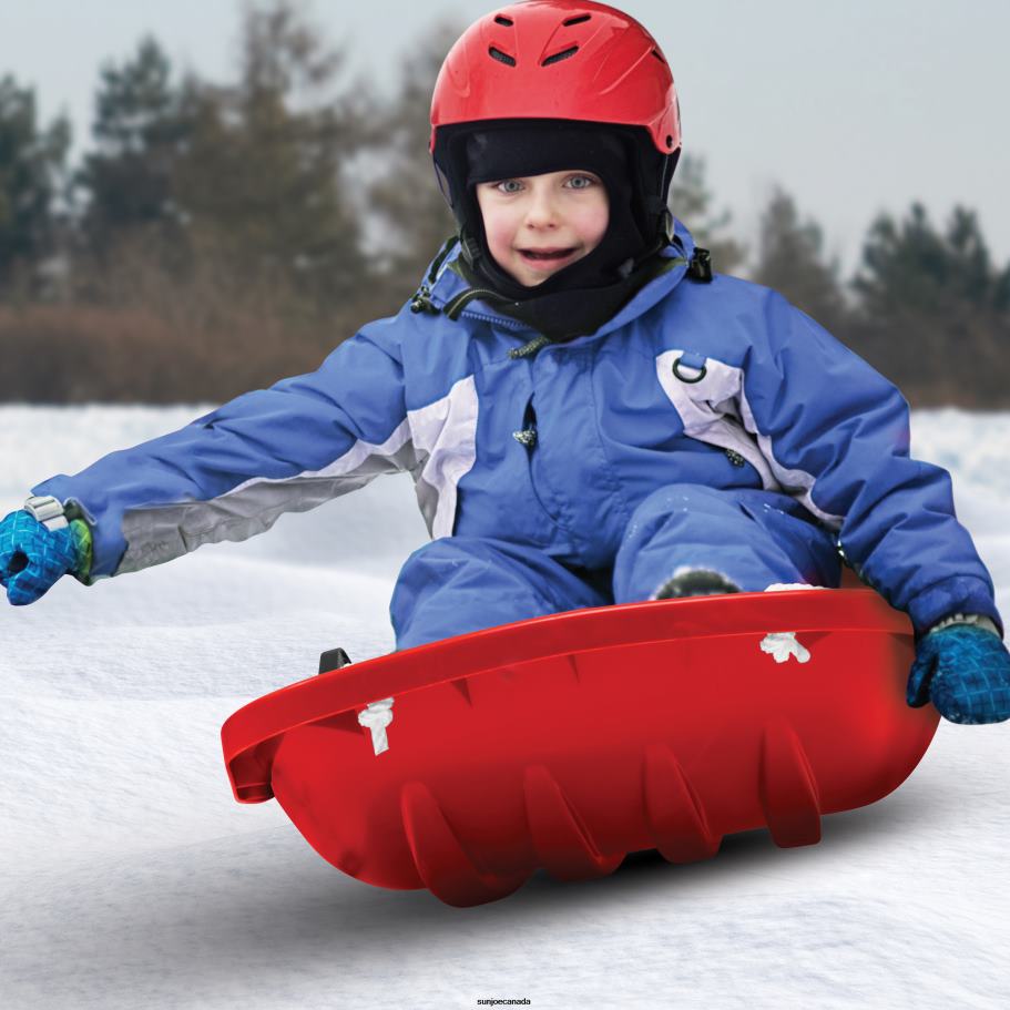 Tools | Sun Joe Snow Joe SJ-SLD34-RED Snow Sled for Kids 4-8 | Fits 2 Riders | 34-inch (Red) X862F710