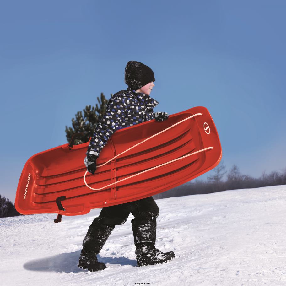 Tools | Sun Joe Snow Joe SJ-SLD48-RED Snow Sled for Kids 4 & Up | Fits 2 Riders | 48-inch (Red) X862F713