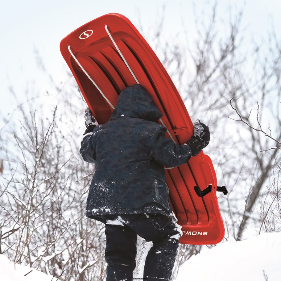 Tools | Sun Joe Snow Joe SJ-SLD48-RED Snow Sled for Kids 4 & Up | Fits 2 Riders | 48-inch (Red) X862F713