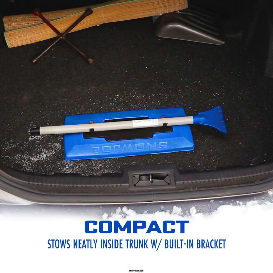 Tools | Sun Joe Snow Joe Telescoping Snow Broom + Brass Ice Scraper Bundle | 18-inch Foam Head X862F7